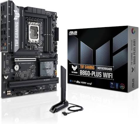 TARJETA MADRE ATX ASUS TUF GAMING B860-PLUS WIFI S-1851 15A,4*DDR5,HDMI,DP,PCIE-5.0