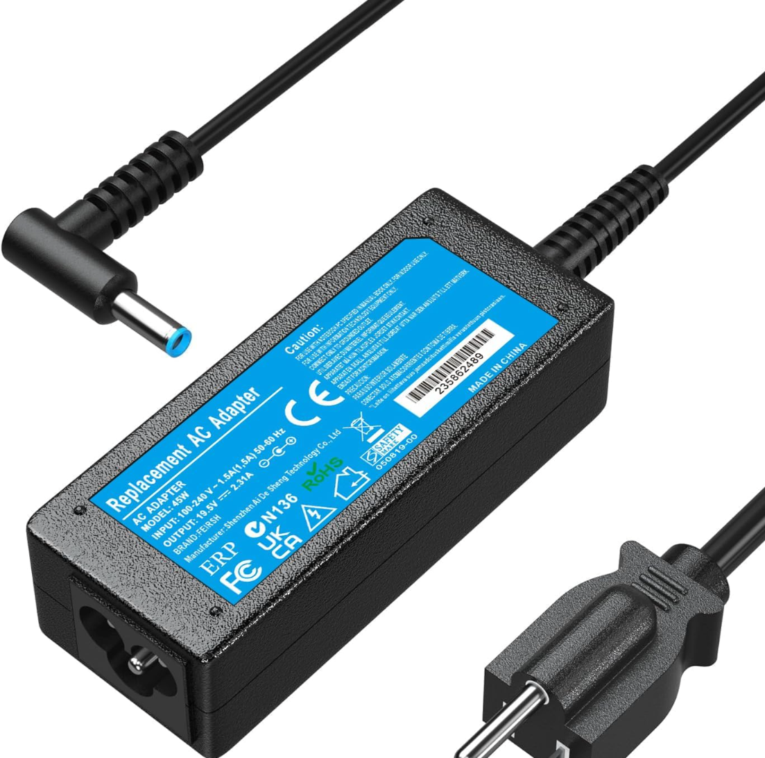 CARGADOR DE LAPTOP HP PUNTA AZUL 19.5V 2.31A 45W