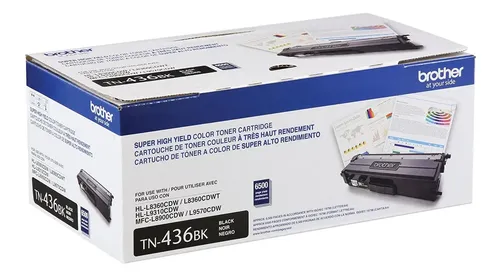 TONER BROTHER TN436BK NEGRO 6500 IMPRESIONES