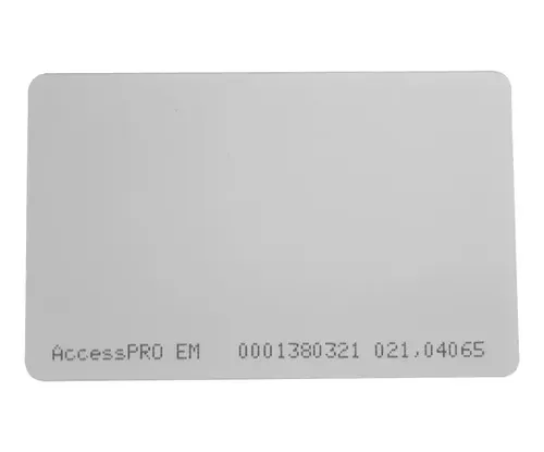 TARJETA DE PROXIMIDAD ACCESSPRO ACCESS-ISO-CARD 125KHZ TIPO EM