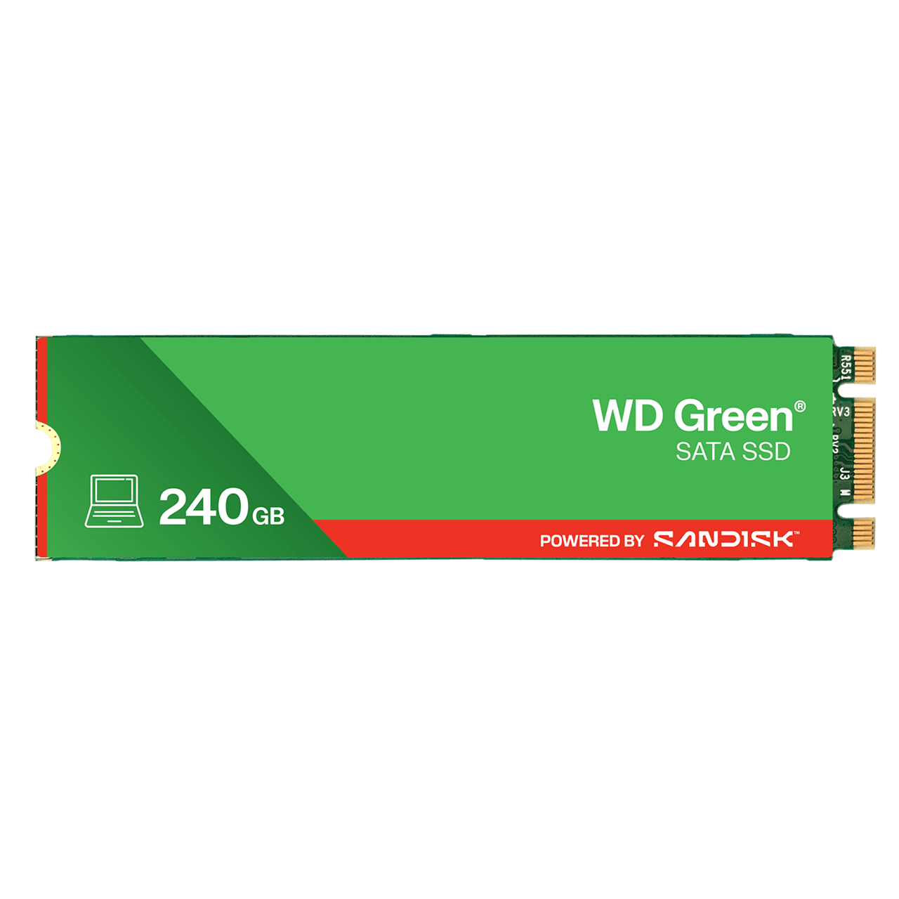 UNIDAD DE ESTADO SOLIDO SSD WD GREEN M.2 SATA 240GB 2280