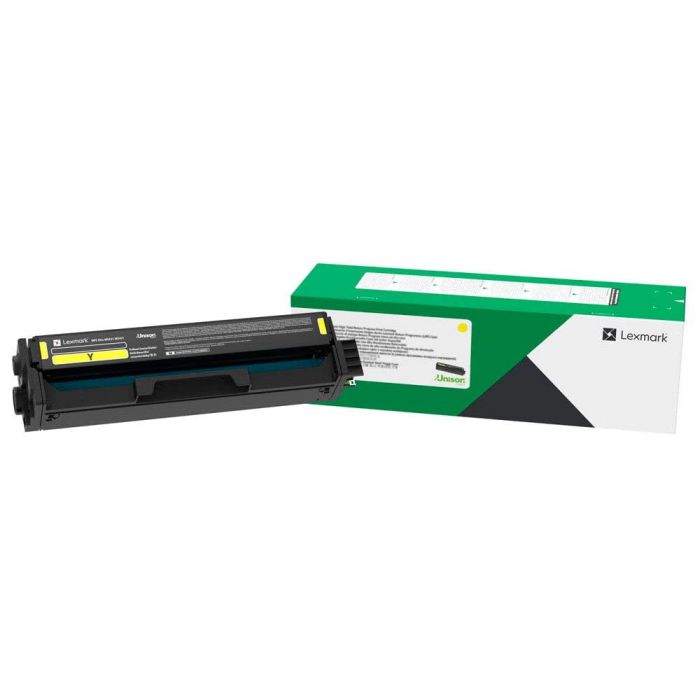 TONER LASER LEXMARK 20N40Y0 AMARILLO, RENDIMIENTO ESTANDAR 1500 PAGINAS
