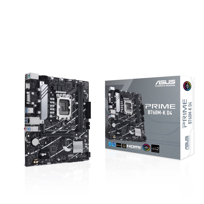TARJETA MADRE ASUS PRIME B760M-K D4 S-1700 13A,2*DDR4,HDMI,VGA,PCIE-4.0