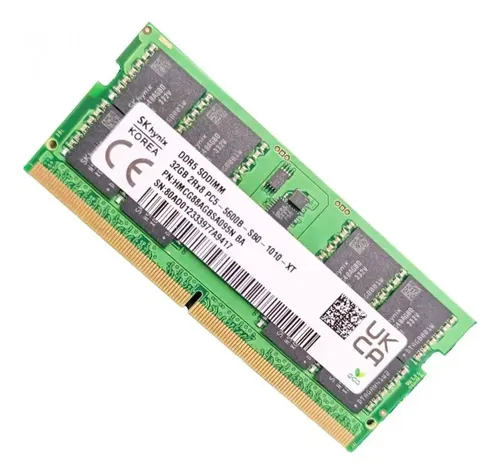 MEMORIA RAM SODIMM DDR5 32GB SK HYNIX 5600MHZ