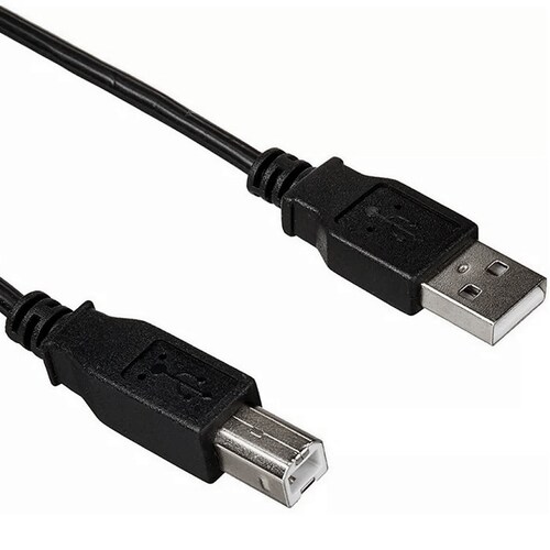 CABLE USB PARA IMPRESORA USB-A A USB-B MACHO/MACHO 1.8M NEGRO