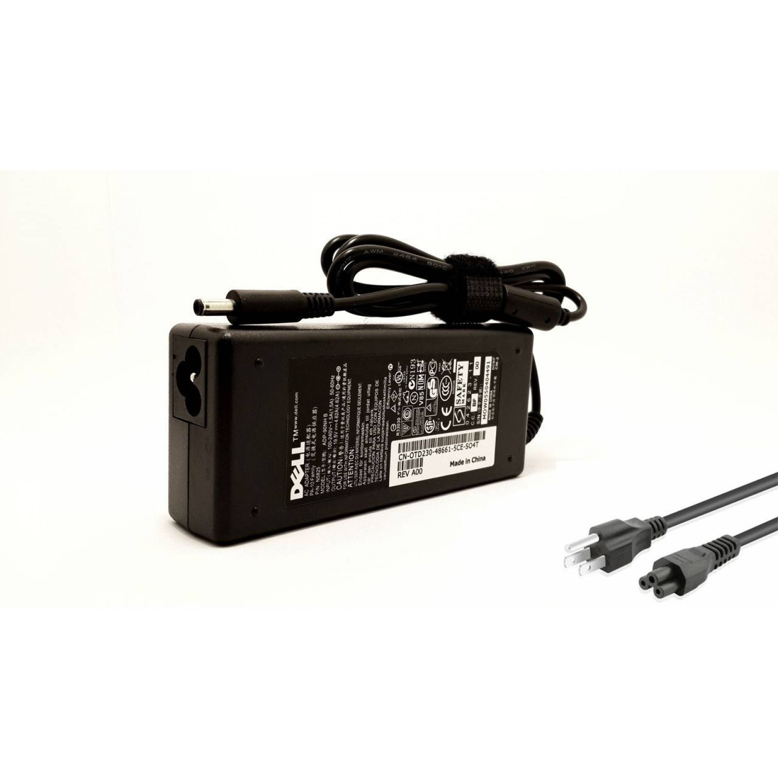 CARGADOR PARA LAPTOP DELL 19.5V / 4.62A 90W / PUNTA DELGADA / ORIGINAL