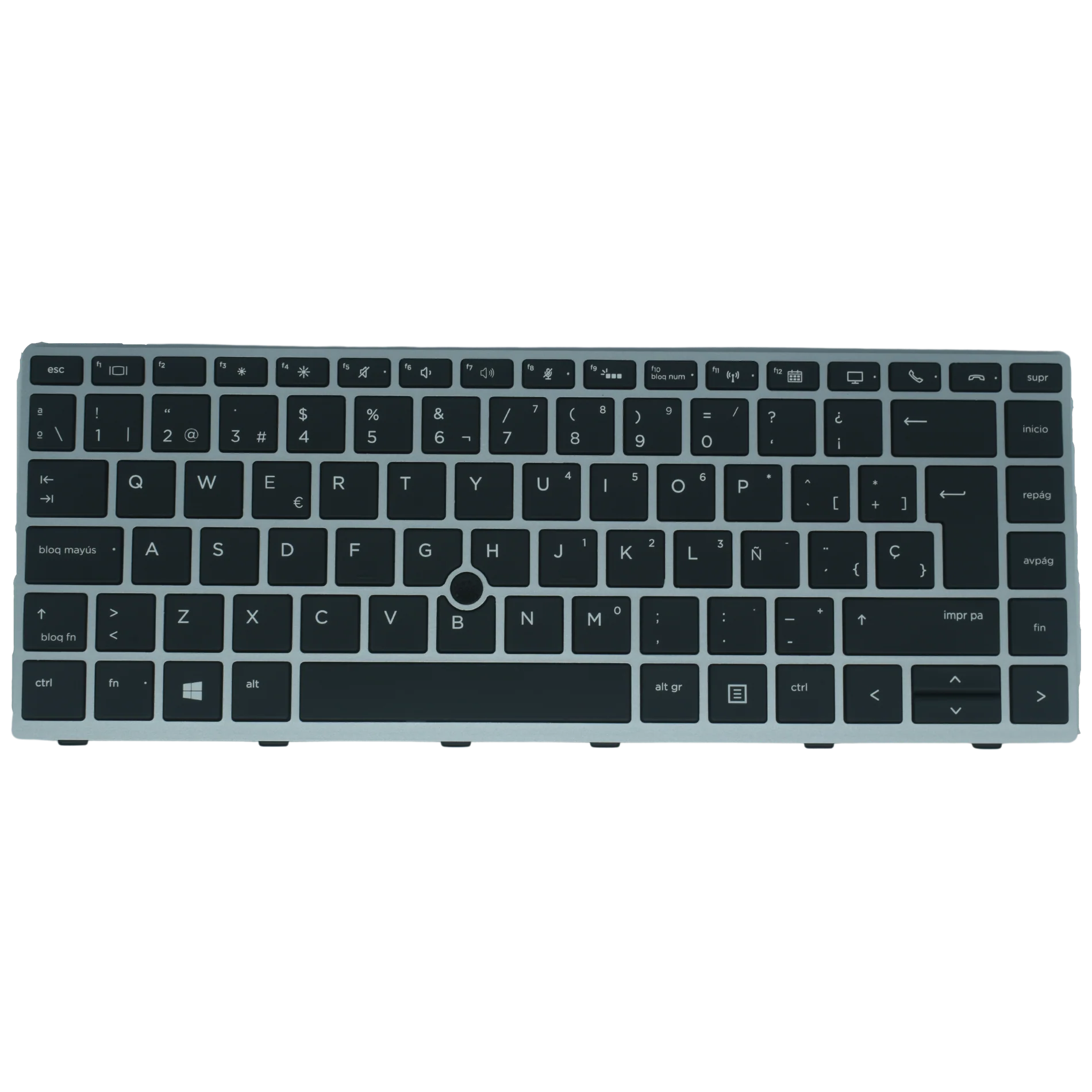 TECLADO PARA LAPTOP HP ELITEBOOK 840 G6 NEGRO MARCO PLATA